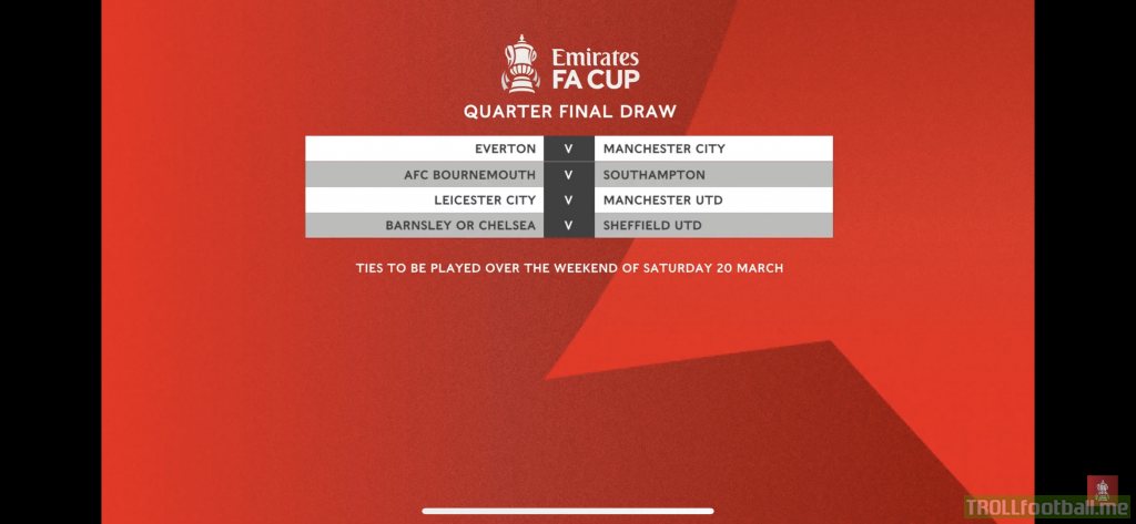 Image result for fa cup quarter final draw 2021